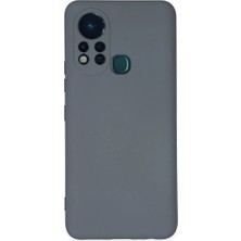 Ulu Pazarlama Infinix Hot 11S Kılıf Nano Içi Kadife Silikon - Gri