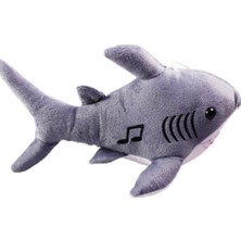Luord - Store Köpekbalığı Sesli Baby Shark Müzikli 28 cm - 1811201 - Gri (Lisinya)