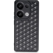 Küçük Hazine Mey Ithalat®   Redmi Note 13 Pro 5g Kılıf Petek Silikon Kapak - Siyah