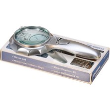 Luord - Store -4x 6 LED Işık Aydınlatma 75MM Optik Lens El Büyüteç ( Lisinya )