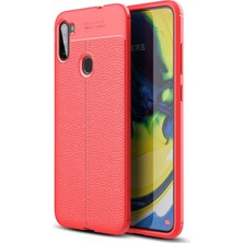Mey Ithalat®  Samsung Galaxy A11 Kılıf Auto Focus Kapak - Kırmızı