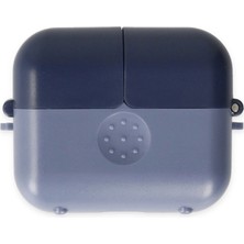 Ulu Pazarlama Apple Airpods 3 (3.nesil) Basmalı Kılıf - Mavi-Lacivert