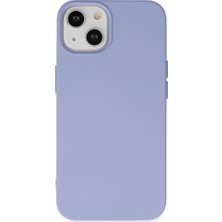 Ulu Pazarlama Apple Iphone 14 Plus Kılıf Nano Içi Kadife Silikon - Lila