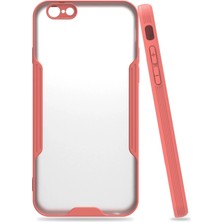 Mey Ithalat®   iPhone 6 Kılıf Platin Silikon - Pembe
