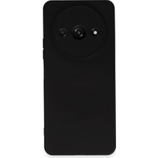 Ulu Pazarlama Xiaomi Redmi A3 4g Kılıf Nano Içi Kadife Silikon - Siyah