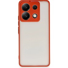 Ulu Pazarlama Xiaomi Redmi Note 13 5g Kılıf Montreal Silikon Kapak - Kırmızı