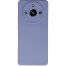 Ulu Pazarlama Realme 11 Pro Kılıf Nano Içi Kadife Silikon - Lila