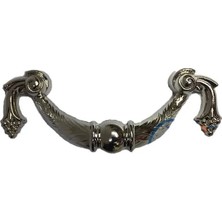 Practika Dekoratif Kulp Üzümlü 64MM Nikel Zamak Kapı Dolap Kulpu 1 Adet