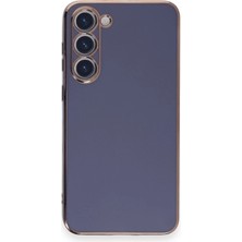 Ulu Pazarlama Samsung Galaxy S23 Plus Kılıf Volet Silikon - Mavi