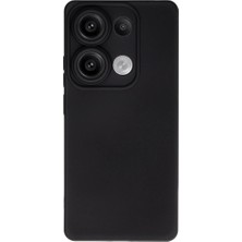 Ulu Pazarlama Xiaomi Redmi Note 13 Pro 4g Kılıf Nano Içi Kadife Silikon - Siyah