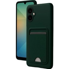 Ulu Pazarlama Samsung Galaxy A07 4g Kelvin Kartvizitli Silikon - Koyu Yeşil