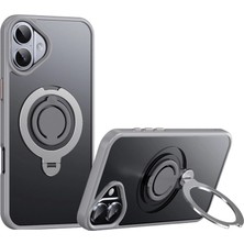 Ulu Pazarlama Joko Apple Iphone 16 Plus Avatar 360 Dönen Magsafe Kapak - Titan Gri