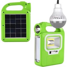 Belirtilmemiş HB-6399B Solar Tamirci Balıkçı Çalışma Lambası Uzatma Ampul Dahil (Powerbank Özellikli)