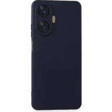 Ulu Pazarlama Realme C55 Kılıf Nano Içi Kadife Silikon - Lacivert