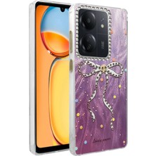 Ulu Pazarlama Xiaomi Redmi 13C Kılıf Blade Aynalı Desenli Kapak - Desen 1