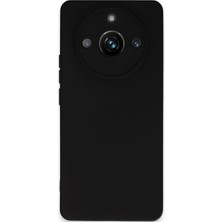 Ulu Pazarlama Realme 11 Pro Kılıf Nano Içi Kadife Silikon - Siyah