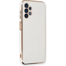 Ulu Pazarlama Samsung Galaxy A13 4g Kılıf Volet Silikon - Beyaz