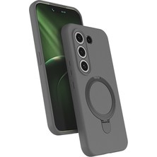 Nanospace Tecno Camon 50 Ile Uyumlu Kılıf M-Safe Şarj Özellikli Standlı Samara Kapak