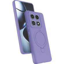 Ulu Pazarlama Xiaomi Mi 14T Pro Regal Magsafe Standlı Kapak - Lila