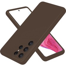 Ulu Pazarlama Samsung Galaxy S25 Ultra Kılıf First Silikon - Kahverengi