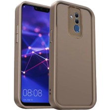 Ulu Pazarlama Huawei Mate 20 Lite Kılıf Viera Silikon - Kahverengi