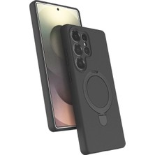 Ulu Pazarlama Samsung Galaxy S25 Ultra Regal Magsafe Standlı Kapak - Titan Gri