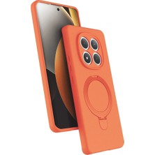 Ulu Pazarlama Xiaomi Redmi Note 15 4g Regal Magsafe Standlı Kapak - Turuncu