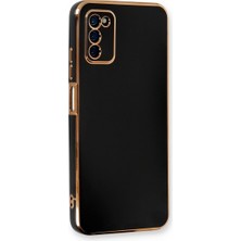 Ulu Pazarlama Samsung Galaxy A03S Kılıf Volet Silikon - Siyah