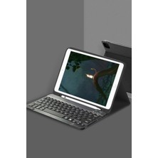 Ulu Pazarlama Huawei Honor Pad X8 10.1 Kılıf KC01 Smart Klavyeli Tablet Kılıfı - Siyah