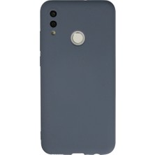 Ulu Pazarlama Huawei P Smart 2019 Kılıf Nano Içi Kadife Silikon - Gri