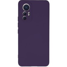 Küçük Hazine Mey Ithalat®   Mi 12 Lite Kılıf Nano Içi Kadife Silikon - Mor