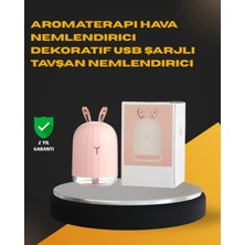 Ulu Pazarlama USB Bağlantılı Sessiz Çalışan LED Işıklı Nemlendirici Difüzör 200 ml