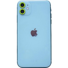 Ulu Pazarlama Apple Iphone 11 Neon Fosforlu Kamera Lens - Yeşil