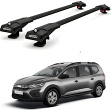 Rekapa Dacia Jogger Expression 2022-2026 Uyumlu Ara Atkı Tavan Barı , Araç Üstü Ekipman Taşıma Barı , 2 Adet - Siyah