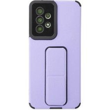 Ulu Pazarlama Samsung Galaxy A53 5g Kılıf Mega Standlı Silikon - Lila