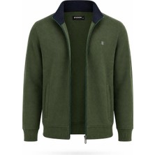 Gewer Slim Fit Erkek Tam Fermuarlı Selanik Ceket - 7639