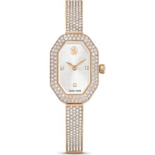 Swarovski Dextera Bangle Saat Metal Bileklik Rose Altin Tonu Pembe Altin Rengi Yüzey