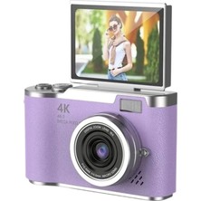 Ulu Pazarlama 4K Kompakt Kamera 48 Mp Autofocus Flash Özellikli Vlog Kamera
