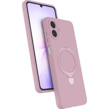 Ulu Pazarlama Samsung Galaxy A07 4g Regal Magsafe Standlı Kapak - Açık Pembe