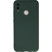 Ulu Pazarlama Huawei P Smart 2019 Kılıf Nano Içi Kadife Silikon - Koyu Yeşil