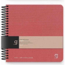 Gıpta Exclusıve Port Spiralli Flexi Kapak Kare Defter 16X16 80 Yp. Çizgili - Pembe