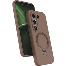 Nanospace Tecno Camon 50 Ile Uyumlu Kılıf M-Safe Şarj Özellikli Standlı Samara Kapak