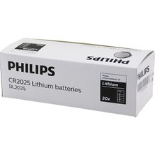 Ulu Pazarlama Phılıps Lithium CR-2025 Para Pili  3V   5li Kart (5570)
