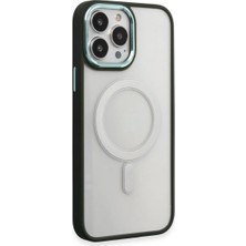 Ulu Pazarlama Apple Iphone 15 Pro Max Kılıf Room Magneticsafe Silikon - Köknar Yeşili