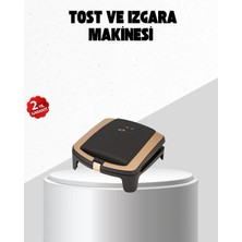 Ulu Pazarlama Tost Makinesi Ev Tipi Pratik Kullanım 4 Tost Kapasiteli