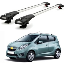 Rekapa Chevrolet Spark 2010-2013 Uyumlu Ara Atkı Tavan Barı , Araç Üstü Ekipman Taşıma Barı , 2 Adet - Gri