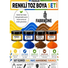 Fabrikone Toz Mum Boyası Seti 10 cc 4’lü – Soya & Parafin Wax Için – Sarı, Mavi, Kahverengi, Turuncu BKFAB4SRMKHT10G