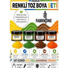 Fabrikone Toz Mum Boyası Seti 10 cc 4’lü – Soya & Parafin Wax Için – Sarı, Yeşil, Kahverengi, Turuncu BKFAB4SRYKHT10G