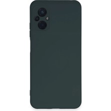Ulu Pazarlama Xiaomi Poco M5 Kılıf Nano Içi Kadife Silikon - Koyu Yeşil
