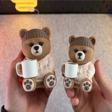 Brand House Çok Renkli 3D Sevimli Ayıcık Anahtarlık Charm Çanta Süsü Bag Charm Hediyelik Aksesuar